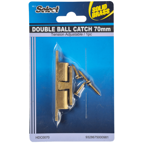 FORGE BRASS 70mm DOUBLE BALL CATCH