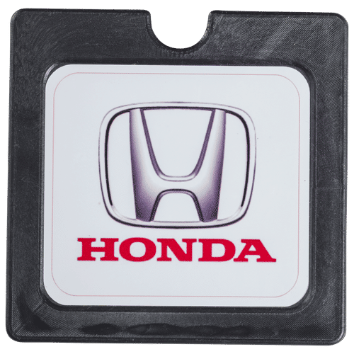 HONDA PLASTIC SQUARE LICENCE DISC HOLDER