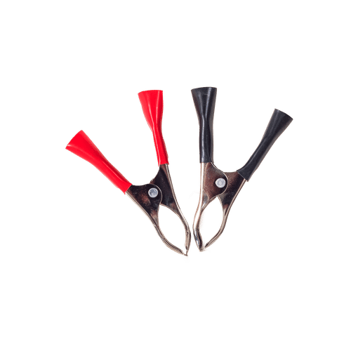 SMALL 2 PIECE CROCODILE BATTERY CLIPS