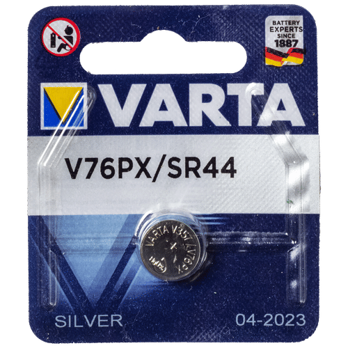 VARTA V76PX/SR44 1 PACK 1.55v SILVER BATTERY