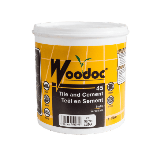 WOODOC 45 WATER BORNE CLEAR 1Lt TILE & STONE SEALER