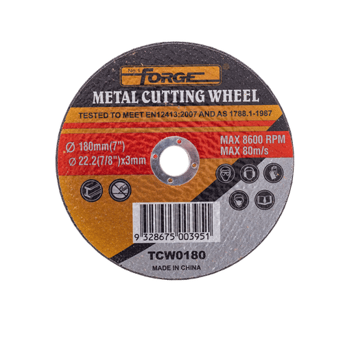 FORGE 180x3x22.2mm METAL CUTTING DISC