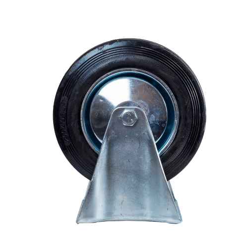 RUBBER 3" FIXED CASTOR WHEEL