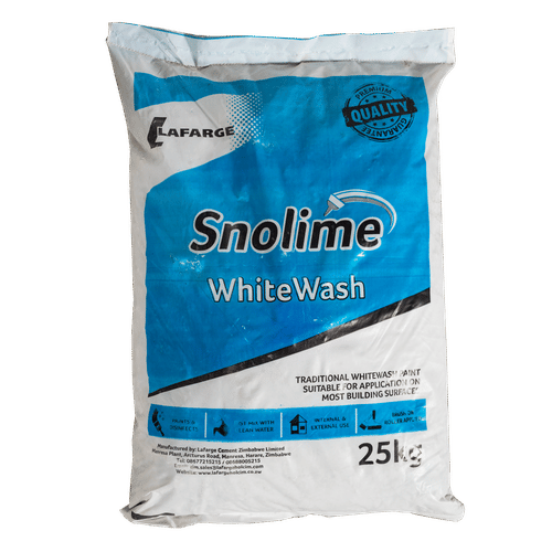 LAFARGE SNOLIME 25kg WHITE WASH