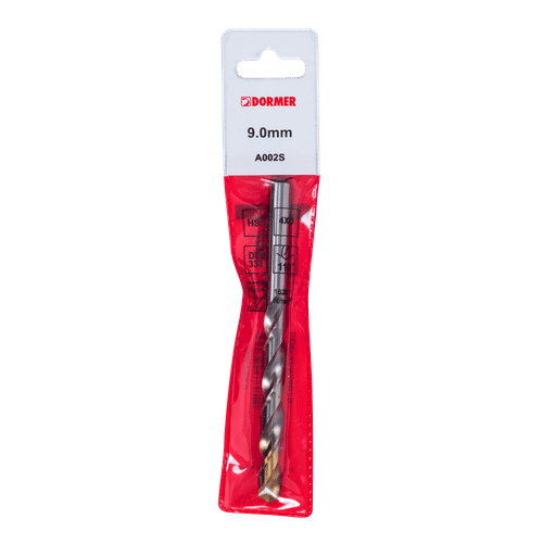 DORMER 9.0mm HSS DRILL BIT