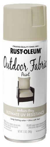 RUSTOLEUM MEDIUM GREY 340g FABRIC SPRAY PAINT