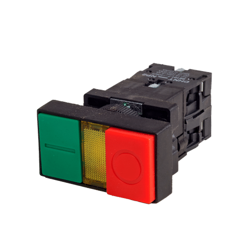 CHINT NP2-EW8465 STOP/START 20mm 220v LED DOUBLE PUSH BUTTON