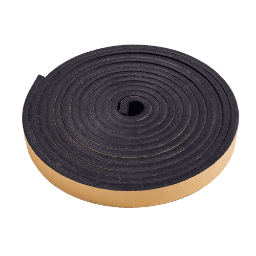 MTS BLACK 8x25mm x 5m WEATHER STRIP