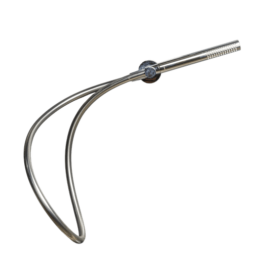 DURAVIT CHROME SHOWER HAND STICK COMPLETE WITH SHOWER HOSE & WALL OUTLET 