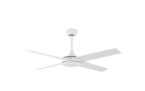 SYNERJI 52" 4 BLADE WHITE CEILING FAN 