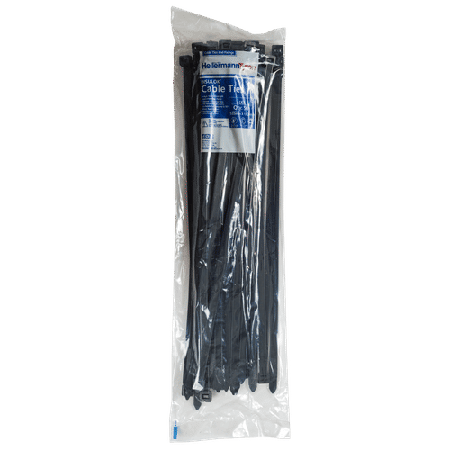 HELLERMANN TYTON INSULOCK BLACK 536x13mm CABLE TIES