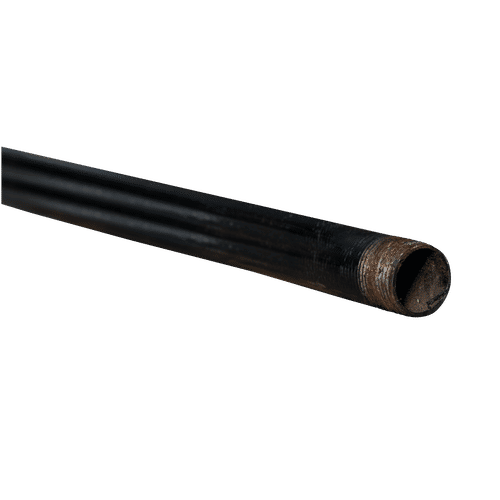 METAL BLACK THREADED & SOCKETED 4m CONDUIT