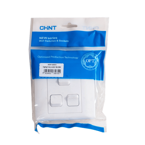 CHINT NEW7-G00610 3GANG 2WAY SWITCH