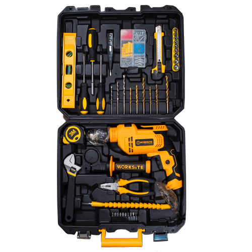 WORKSITE 650w 102 PIECE IMPACT DRILL KIT