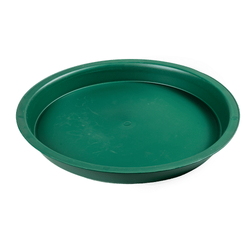 ROUND PLASTIC GREEN 35cm PLANT SAUCER