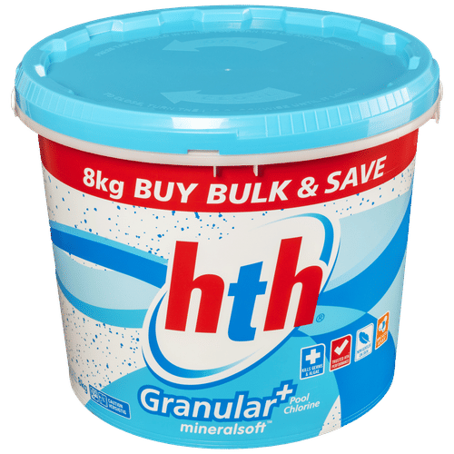 HTH DRY GRANULAR 8kg CHLORINE