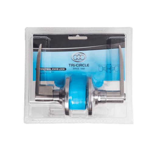 TRI-CIRCLE SP3810-SS-ET-BLISTER LEVER HANDLE SATIN STAINLESS STEEL DOOR LOCK