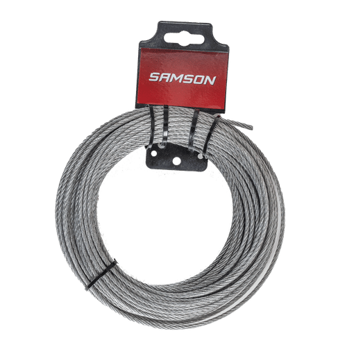 SAMSON UNCOATED 25m x 3.0mm STEEL WIRE ROPE