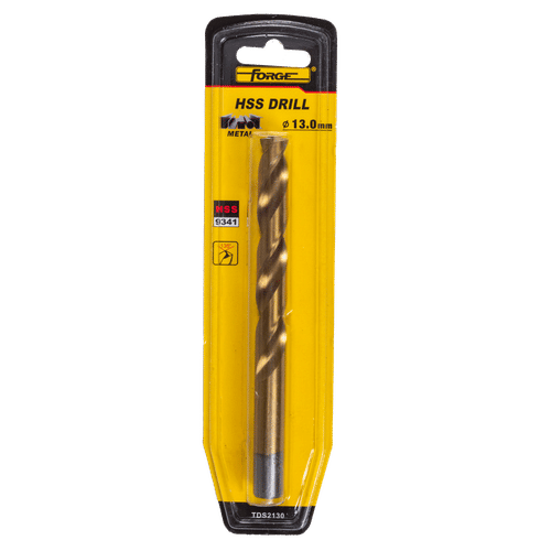 FORGE TITANIUM 13mm HSS DRILL BIT 