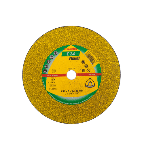 KLINGSPOR SUPRA 230x3x22.3mm STEEL CUTTING DISC