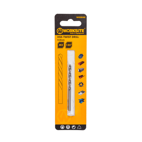 WORKSITE M2 4x75mm HSS DRILL BIT