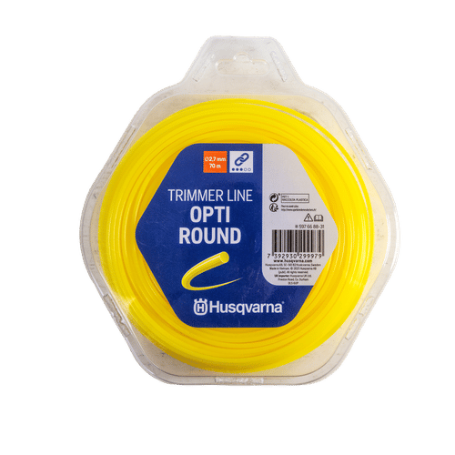 HUSQVARNA OPTIROUND YELLOW 2.7mm x 70mm TRIMMER LINE