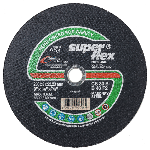 SUPERFLEX MASONRY 230x3x22mm CUTTING DISC