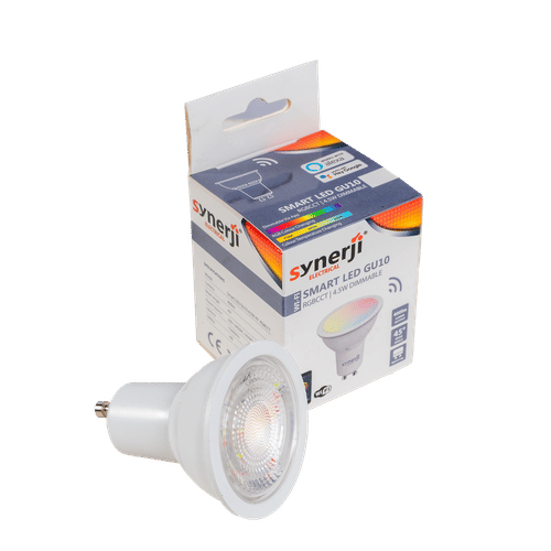 SYNERJI CCT DIMMABLE GU10 4.5w SMART LED LAMP