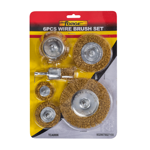 FORGE DRILL 6 PIECE WIRE BRUSH SET