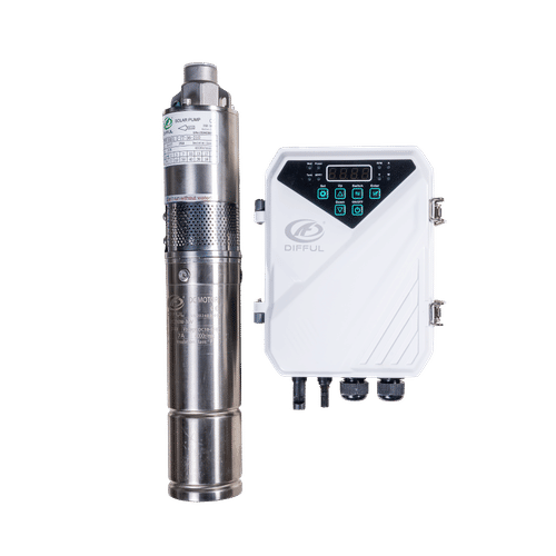 DIFFUL 210w 36v SOLAR SUBMERSIBLE PUMP & CONTROL BOX 