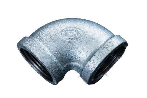GALVANISED 50mm 90° FEMALE ELBOW