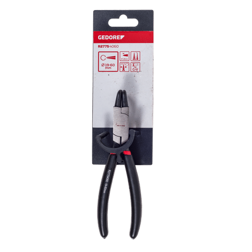 GEDORE RED 90° ANGLED PRECISION TIP CIRCLIP PLIERS FOR EXTERNAL RETAINING RINGS