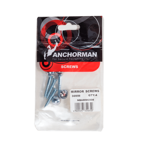 ANCHORMAN 30mm MIRROR SCREWS