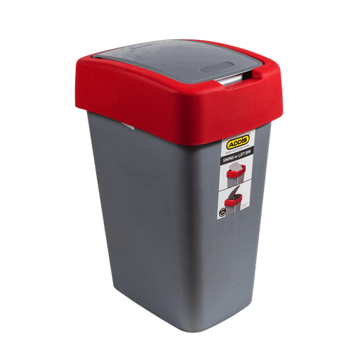 ADDIS PEWTER 25Lt LIFT OR SWING BIN