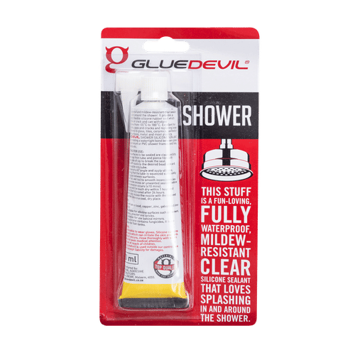 GLUEDEVIL CLEAR 90ml SHOWER SILICONE SEALANT