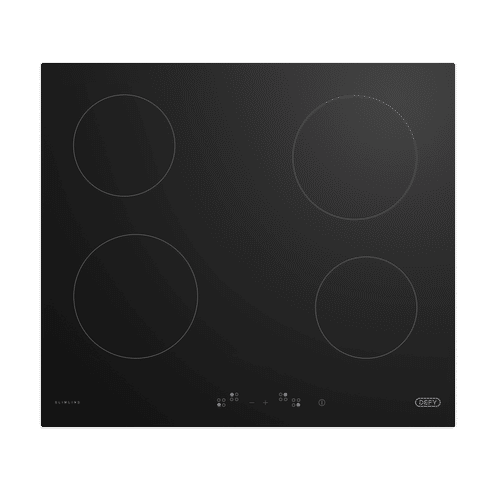 DEFY BLACK 65cm SLIMLINE VITROCERAMIC HOB 