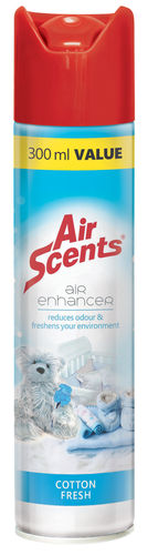 AIR SCENTS EXTRA VALUE COTTON FRESH 300ml AIR ENHANCER