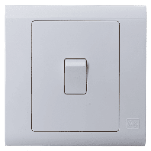 MK 1GANG 1WAY FLUSH WHITE 10Amp SWITCH