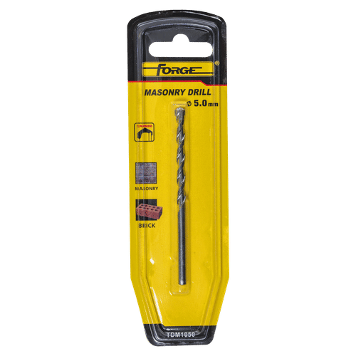FORGE CHROME PLATED 5.0 x 85mm MASONRY BIT