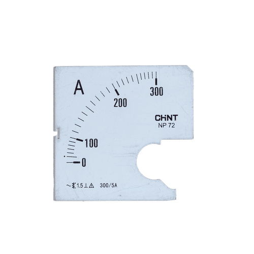 CHINT 300/5a AMMETER SCALE PLATE FOR NP72