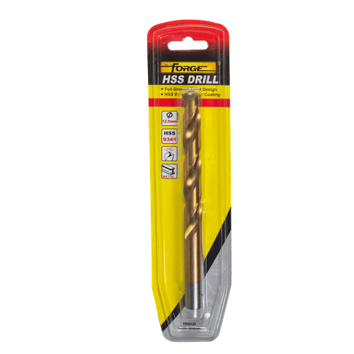FORGE TITANIUM 12.5mm HSS DRILL BIT