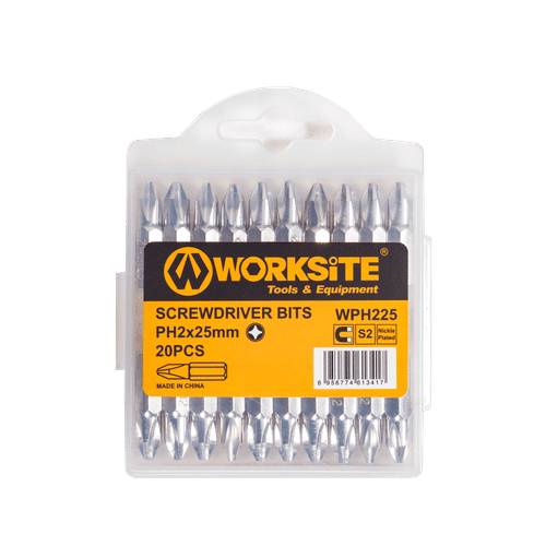 WORKSITE PH2 25mm SCREWDRIVER BIT