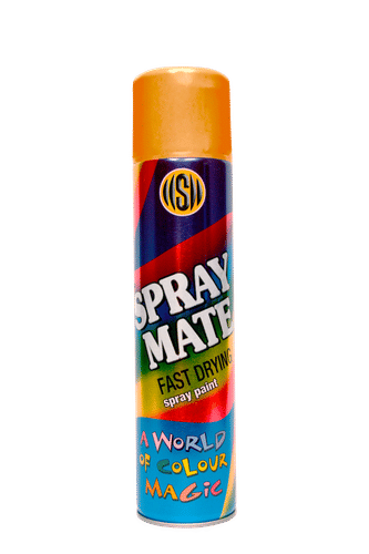 SPRAYMATE FAST DRYING TANGARINE 250ml SPRAY PAINT