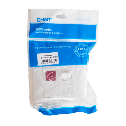 CHINT NEW7-G029 D/P 20a 250v NEON SWITCH