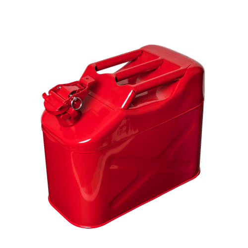 RED 10Lt METAL JERRY CAN