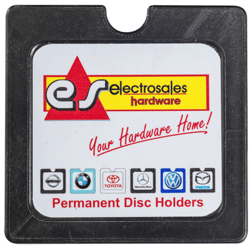 ELECTROSALES PLASTIC SQUARE LICENCE DISC HOLDER