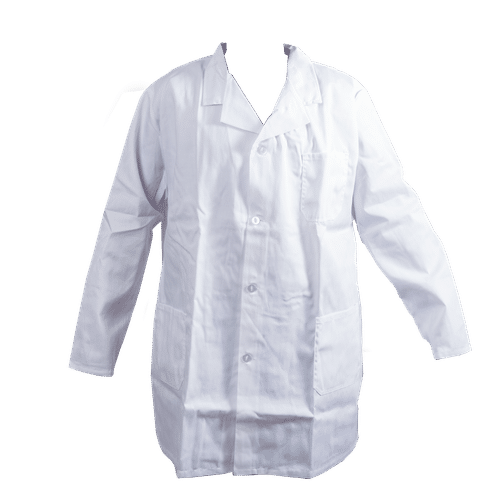 POLYCOTTON WHITE XXL DUST COAT