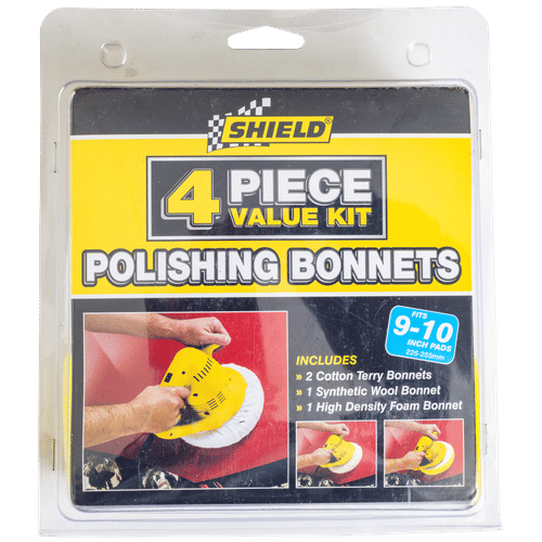 SHIELD 4 PIECE POLISHING BONNETS VALUE KIT