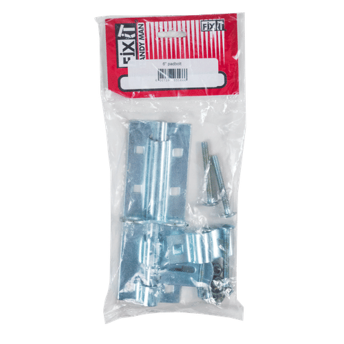 GALVANISED 150mm COMPLETE PADBOLT 