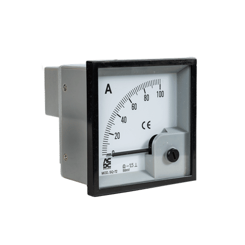 ACDC 50mv SHUNT CONNECTED 100a DC AMMETER